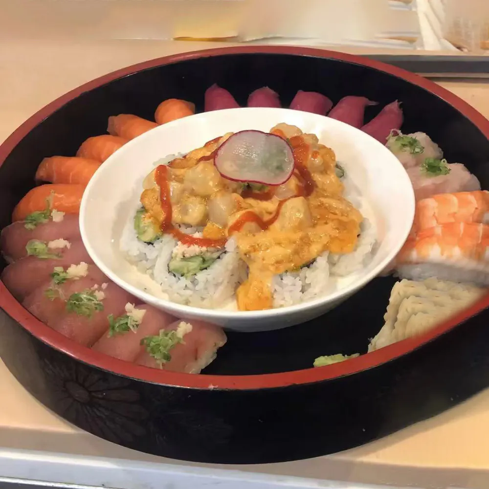 Nigiri Sushi and Specialty Roll Platter at Ishikawa Sushi And Grill, Japanese Restaurant in Saginaw